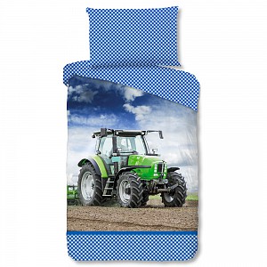 Bavlněné povlečení Good morning 140x200+70x90 Traktor