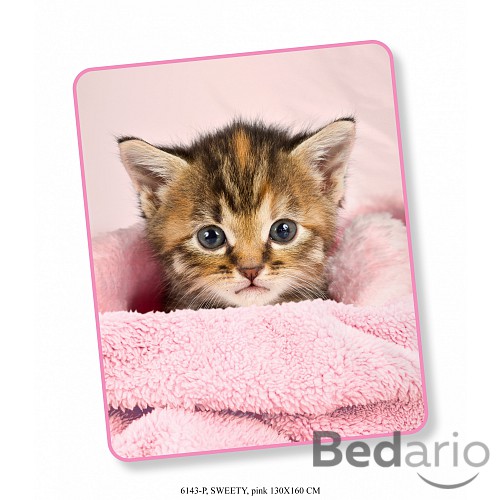 Deka / Pléd HIP DeLuxe 130x160 Kitten