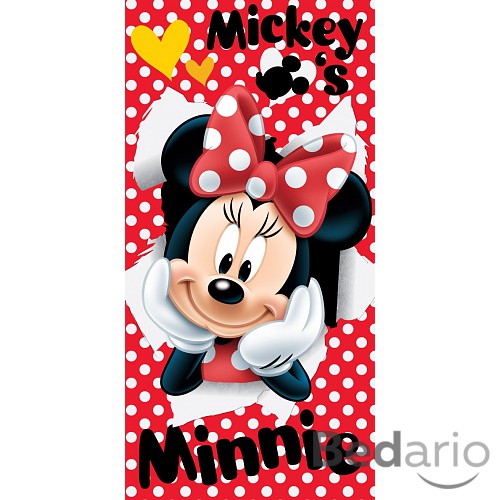 Osuška 70x140 - Minnie Red