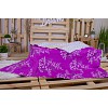 Prošívaný dekorační přehoz 170x210 Calluna fialová
