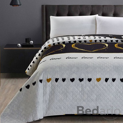 Prošívaný dekorační přehoz 170x210 Love