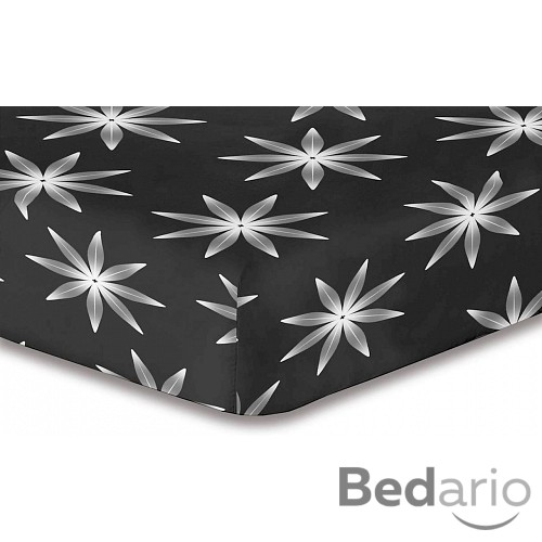 Prostěradlo z mikrovlákna 140-160x200 Hypnosis Alpin Black