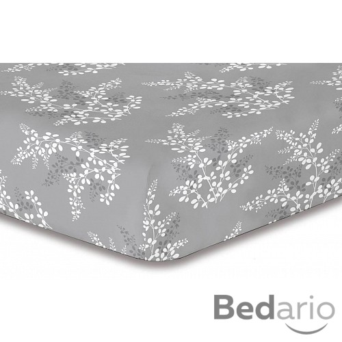 Prostěradlo z mikrovlákna 180-200x200 Calluna šedá