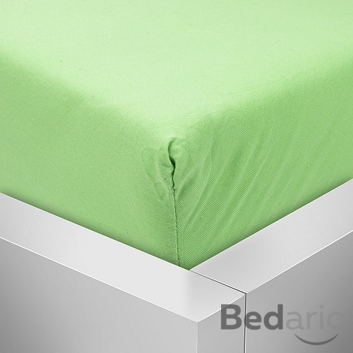 Jersey prostěradlo 220x200 Premium - Zelená