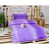 Krepové povlečení 140x200+70x90 Fialová symfonie