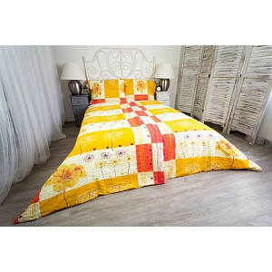 Krepové povlečení - Žlutá euforie