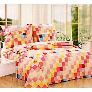 8dílné povlečení mikrokrep Exclusive na 2 lůžka 140x200 70x90 Velký set 10