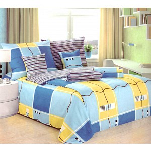 Sada bavlněného povlečení na 2 lůžka 140x200 70x90 Vzor 54