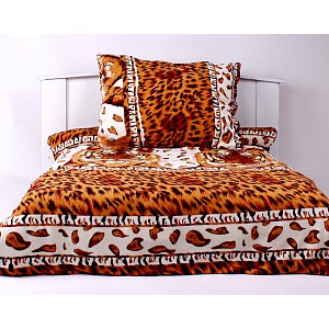 Mikroplyšové povlečení Premium 140x200+70x90 Gepard