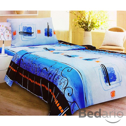 Bavlněné povlečení na 2 lůžka 140x200 70x90 Lida Design 15