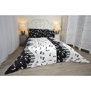 Bavlněné povlečení 140x200+70x90 Music
