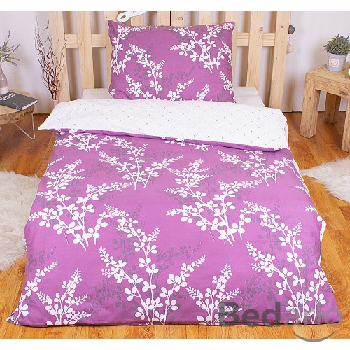 Povlečení mikrovlákno DELUXE 140x200+70x90 Calluna bledě fialová