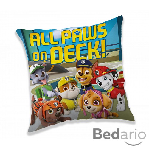 Dekorační polštářek 40x40 cm - Tlapková patrola