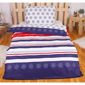 Bavlněné povlečení NAVY 140x200+70x90