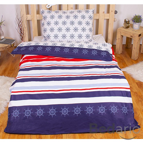 Bavlněné povlečení NAVY 140x200+70x90