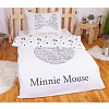 Bavlněné povlečení Minnie GOLD 140x200+70x90 třpytí se