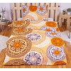Krepové povlečení ECONOMY 140x200+70x90 Orient orange