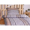 Polybavlna povlečení PREMIUM 140x200+70x90 Grey stripes