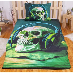 3D povlečení 140x200+70x90 Music Forever