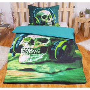 3D povlečení 140x200+70x90 Music Forever