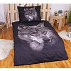 3D povlečení 140x200+70x90 Wolf
