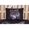 3D povlečení 140x200+70x90 Wolf