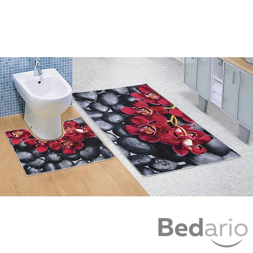 Koupelnová a WC předložka Orchidea 3D