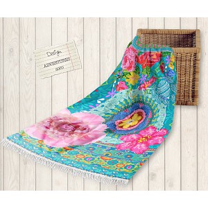 Plážová osuška DeLuxe Happiness 100x180 - Adventures