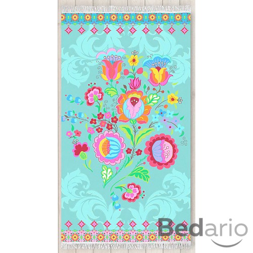 Plážová osuška DeLuxe Happiness 100x180 - Curly