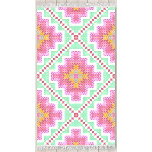 Plážová osuška DeLuxe Happiness 100x180 - Zophia