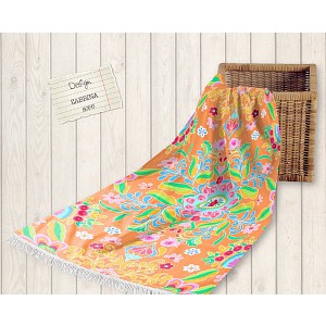 Plážová osuška DeLuxe Happiness 100x180 - Zabrina
