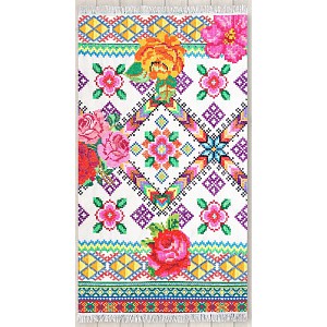 Plážová osuška DeLuxe Happiness 100x180 - Yucatan