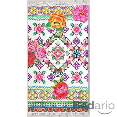 Plážová osuška DeLuxe Happiness 100x180 - Yucatan