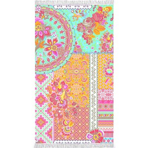 Plážová osuška DeLuxe Happiness 100x180 - Zalipie