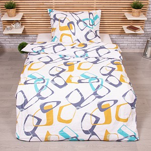 Mikrokrepové povlečení Easy 140x200 70x90 Aaron