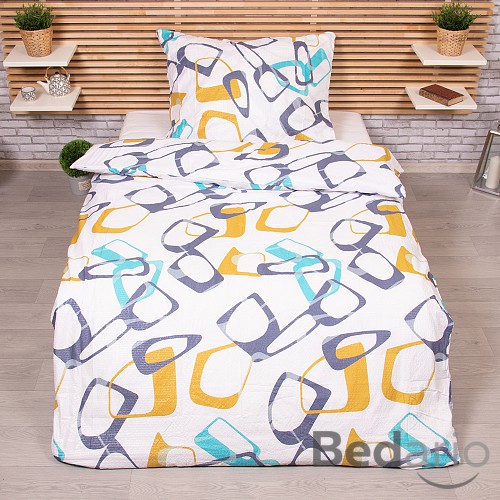 Mikrokrepové povlečení Easy 140x200 70x90 Aaron