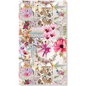 Plážová osuška DeLuxe Velur 100x180 - Aisha