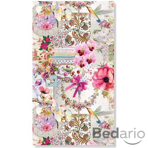 Plážová osuška DeLuxe Velur 100x180 - Aisha