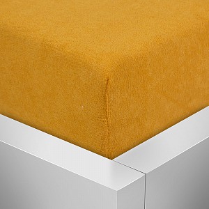 Froté prostěradlo 90x200 Premium - Meruňková