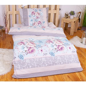 Luxusní RANFORCE Bavlněné povlečení 140x200+70x90 Rose