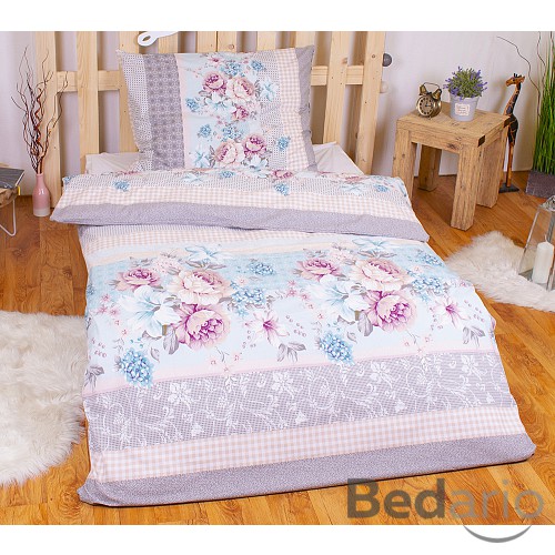 Luxusní RANFORCE Bavlněné povlečení 140x200+70x90 Rose