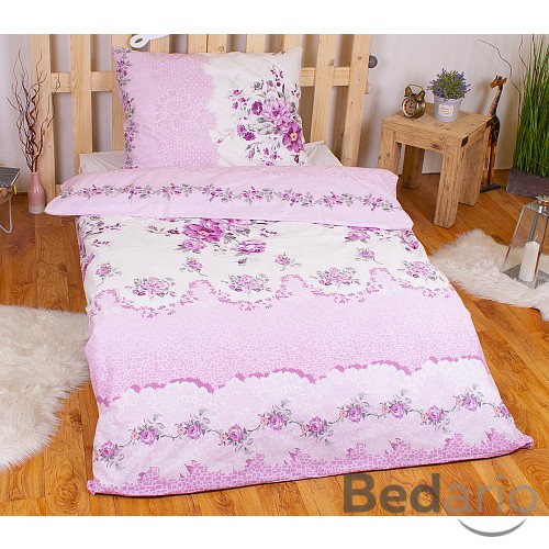Luxusní RANFORCE Bavlněné povlečení 140x200+70x90 Sweet pink