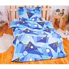 Flanelové povlečení DELUXE 140x200+70x90 Planeta modrá