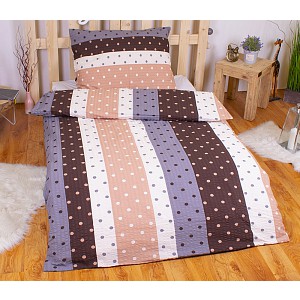 Krepové povlečení DELUXE 140x200+70x90 Agnes