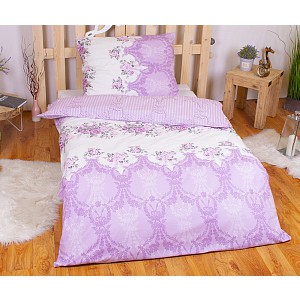 Luxusní RANFORCE Bavlněné povlečení 140x200+70x90 Sweet lila