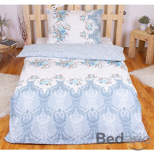 Luxusní RANFORCE Bavlněné povlečení 140x200+70x90 Sweet blue