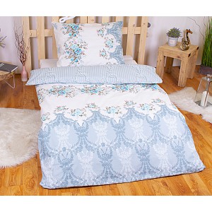 Luxusní RANFORCE Bavlněné povlečení 140x200+70x90 Sweet blue