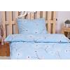 Bavlněné povlečení 140x200+70x90 Blue pope