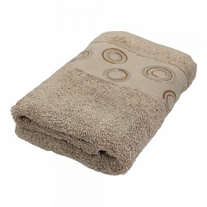 Froté ručník EXCLUSIVE - Circles béžové