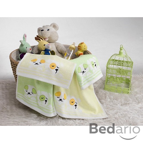 Dětský froté ručník PEJSEK Zelený 50x70